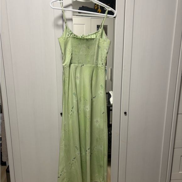 Harlow Sage Green Floral Slip Dress - Picture 3 of 4